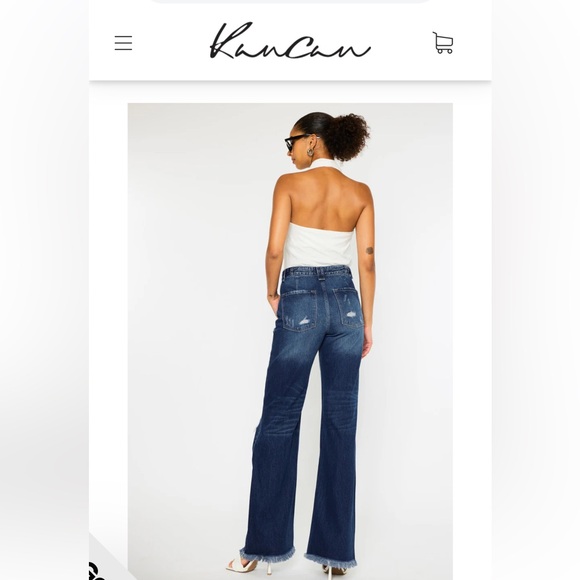 Jules Ultra High Rise 90's Flare Jeans - Picture 2 of 16